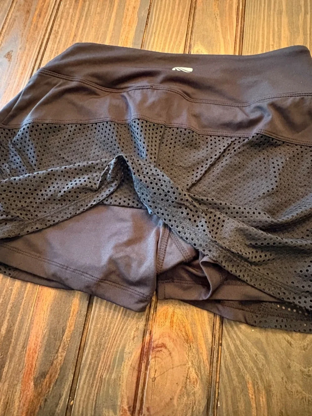 Marika Tennis Skirt Built In Shorts Black NWT S